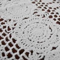Camino inspirado en crochet vintage, manteles decorativos de algodón, mantas de mesa de comedor, decoración del hogar para hoteles y bodas - details 4