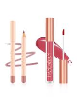 Lápiz Delineador de labios mate, taza antiadherente de larga duración, no se decolora, resistente al agua, terciopelo pigmentado, Kit de brillo de labios, Cosméticos de belleza, maquillaje Gif - details 2