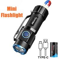 Linterna LED P50 de Alto Brillo Portátil, Impermeable, Carga Recargable por USB, Luz Blanca de 1410lm para el Hogar y al Aire Libre - details 8