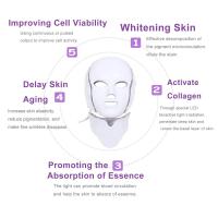 Máscara con Luz Led para Cuidado Facial, Mascarilla para Cara y Cuello, Dispositivo para Terapia Antiacné Blanqueamiento Rejuvenecimiento de la Piel, Máquina de Tratamiento con 7 Colores - details 1
