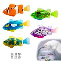 Juguete LED para Gatos Robot de Natación Interactivo Juguetes para Peces - details 0