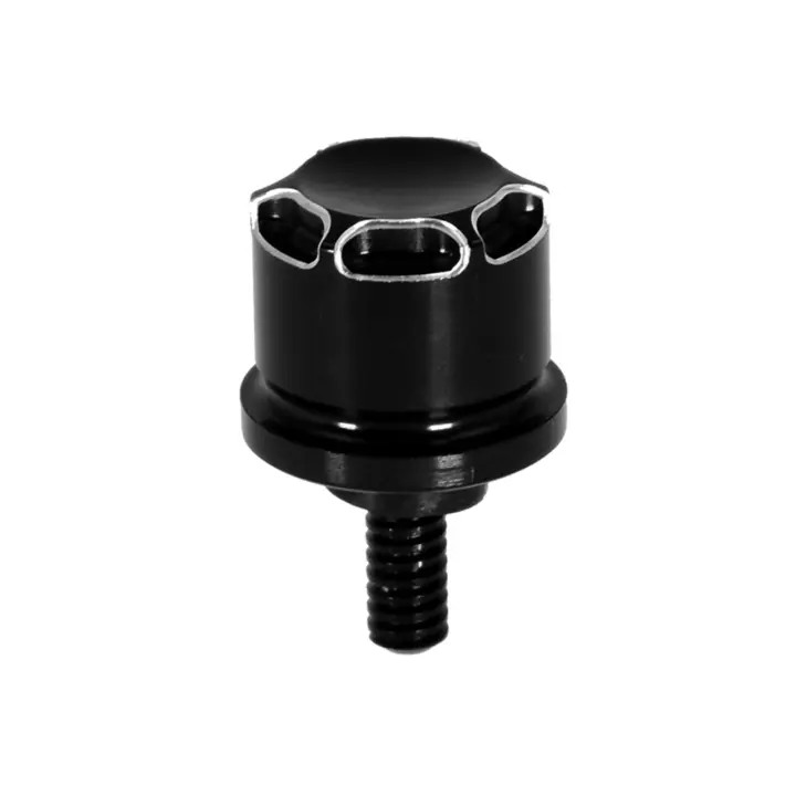 Tornillo de lengüeta para asiento de motocicleta, accesorio negro/cromo para Harley Sportster XL, Fat Boy Dyna Softail, Touring Road King Street Glide 1996-Up - 1