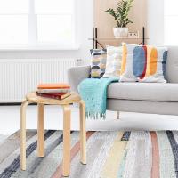 Estructura sólida y firme, para comedor, dormitorio, pasillo, natural, paquete de 2 - details 2