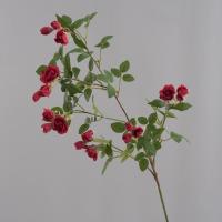 Rama de flor de Rosa Artificial de 65cm, flor de Rosa de imitación de plástico de tacto Real, flores falsas elegantes hechas a mano, decoración para el hogar y la Oficina - details 8