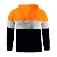 Suéter de Jacquard cálido de invierno para hombre, Sudadera con capucha de manga larga, sudaderas con capucha delgadas de otoño para hombre - details 5