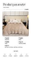 Manta Suave Cálida a Rayas Ideal para Sofá, Cama, Niños, Mascotas Textil Hogareño de Coral Fleece - details 19