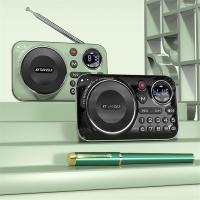 Radio FM con Bluetooth 5,0, reproductor de música MP3, HiFi, TF/USB, auriculares de grabación, naranja - details 4