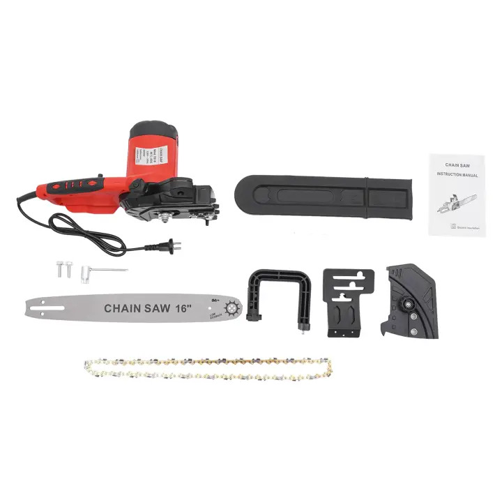 Motosierra Eléctrica de Cadena Potente 2000W 800r/Min 9 Dientes Eje de Conducción - 1