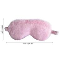 Máscara para dormir con los ojos vendados para dormir, máscaras suaves de felpa para los ojos, cubierta para los ojos con nube de amor, máscara de felpa, parche para el ojo, cubierta para los ojos para la salud y la siesta - details 1