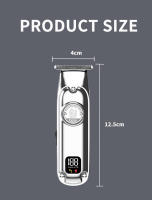 Kemei-Mini recortadora de metal para hombres, máquina profesional de corte de acabado, sin cable, con cuchilla en T - details 8