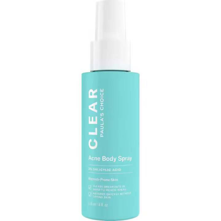 Paula's Choice CLEAR Back Body Exfoliating Acne Spray, tratamiento con 2% BHA (ácido salicílico) para bacne, puntos negros e imperfecciones, 4 - 1