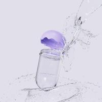 Botella hidropónica transparente con forma de flor de loro, dispositivo de alimentación de loro ecológico reutilizable, tarro de arreglo floral sin BPA - details 3
