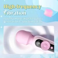 Leten Jissbon varita mágica grande para mujeres masajeador de punto G penetración consolador para clítoris vibrador juguetes sexuales para adultos - details 0