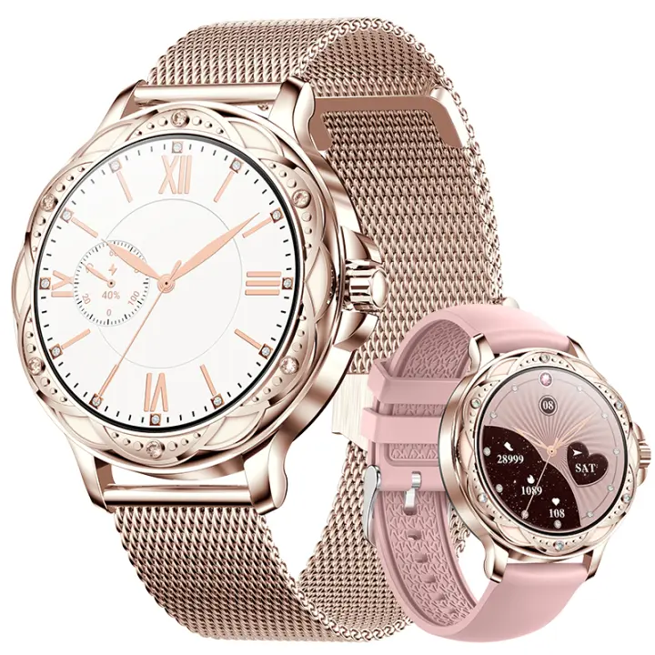Reloj inteligente SANLEPUS 2024 para mujer, reloj inteligente deportivo de 1,2 pulgadas con 100 deportes, recepción de llamadas, podómetro, medidor de pulso, IP67 - 1