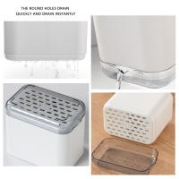 Escurridor de cuchara, cubo, palillos, cesta de tubo, soporte de almacenamiento de vajilla, estante organizador de cocina, caja de drenaje para palillos, estante para cubiertos - details 9