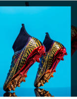 Botas de fútbol profesionales AG para hombres, zapatos de fútbol para niños, tacos altos para el tobillo, zapatillas de fútbol de hierba, zapatos de entrenamiento de Futsal, gran oferta - details 14