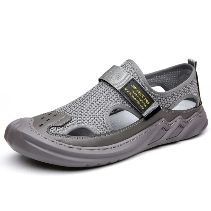 Sandalias de Verano Transpirables para Hombre Zapatos de Punta Versátiles de Moda - 1