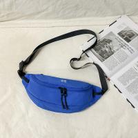 Bolso de pecho deportivo de gran capacidad para hombre, bandolera de nailon con contraste de Color, bolso de dumplings, impermeable, de estilo coreano, para exteriores - details 17