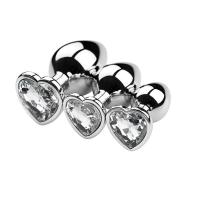 Leten S/M/L Anal Metal juguetes sexuales para adultos para mujeres hombres cristal erótico bala Butt Plug estimulador masajeador de próstata productos íntimos - details 7