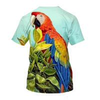2025 Camisetas de Manga Corta y Larga para Hombre 3D Moda Popular Elemento Ropa para Impresión Color Belleza Ropa - details 2