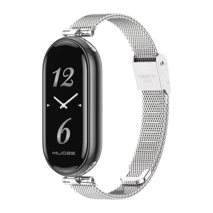 Correa para Mi Band 9 8 7 6 5 4 3 pulsera inteligente mujeres niñas moda malla metálica accesorios de repuesto de correa de reloj - 1