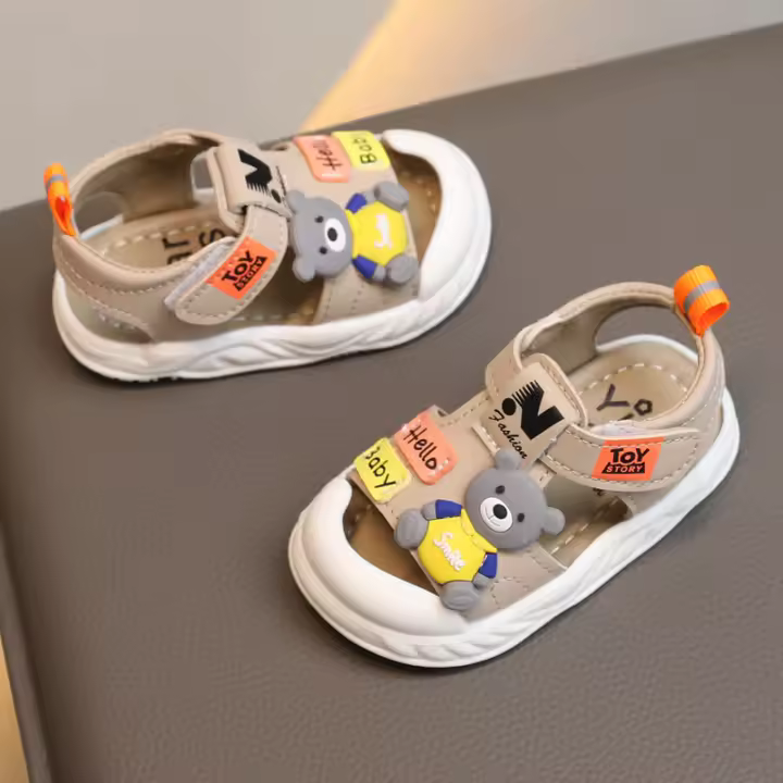 Sandalias de verano para bebé Baotou de 6 a 12 meses, zapatos de suela suave, 9 mareas, 2 y 0 - 1