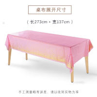 Mantel desechable Extra grueso para fiesta, cubierta de mesa Rectangular de plástico PEVA, vajilla para boda, fiesta de cumpleaños y evento - details 1