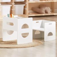 Set de Mesa y Sillas Montessori para Bebés de 1-3 Años Ajustable en Altura - details 15