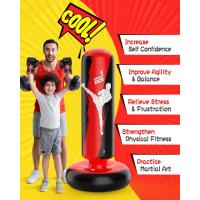 Boxeo Niños, Bolsa De Boxeo Inflable De Pie para 3-8 Niños, Pelota De Boxeo Regalos para Niños Y Niñas, Saco De Boxeo De Pie para Niños Set para Practicar Karate, Taekwondo, MMA - details 10