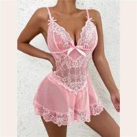 Lencería exótica para mujer, vestido de muñeca Ence, lencería erótica, sujetador abierto, pijama de malla transparente, ropa sexy - details 2