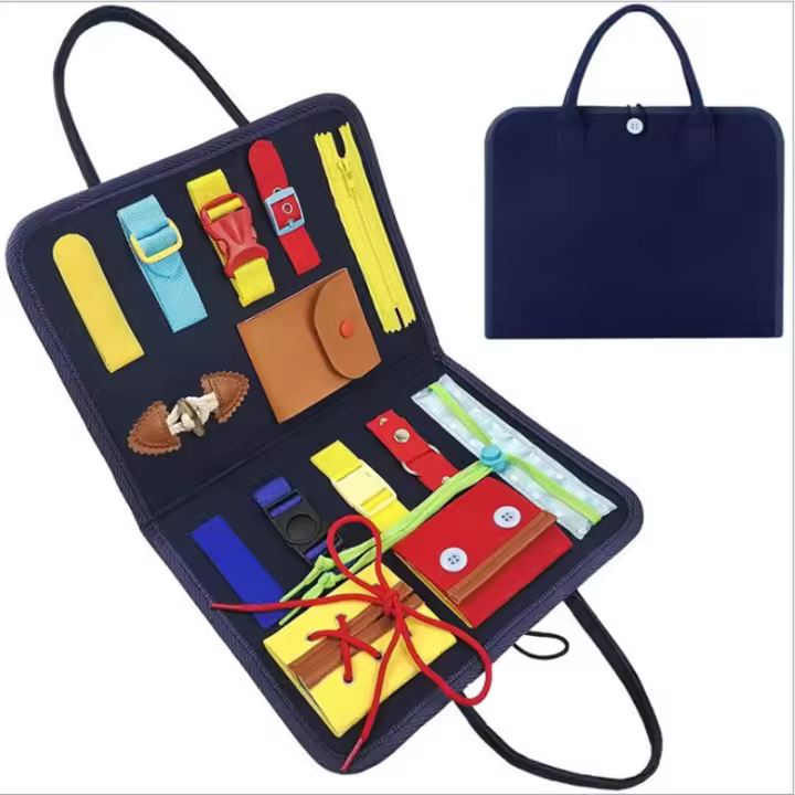 Tablero de aprendizaje de fieltro, tablero ocupado, nuevos niños, desarrollo de inteligencia de la primera infancia, tablero ocupado de fieltro - 1