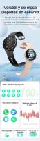 2024 Reloj Inteligente Hombres y Mujeres, IP67 Impermeable Smartwatch, 1,39