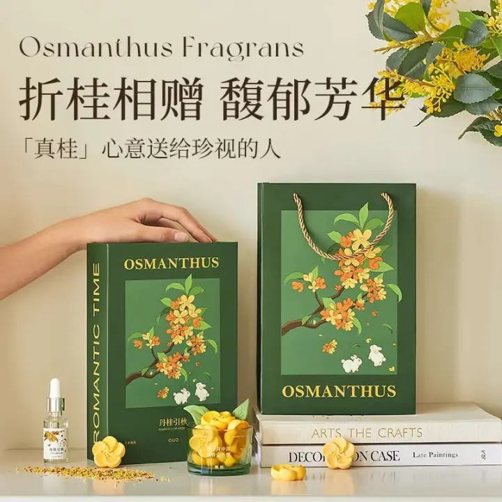 Caja de piedra de fragancia expandida para aromaterapia Osmanthus, uso doméstico duradero en el dormitorio, con un pequeño sentido Premium y - 1