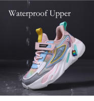 Zapatos de marca para niños, zapatillas de deporte para niñas, zapatos deportivos transpirables para niños, zapatillas de tenis cómodas informales de color rosa a la moda para uso diario - details 8