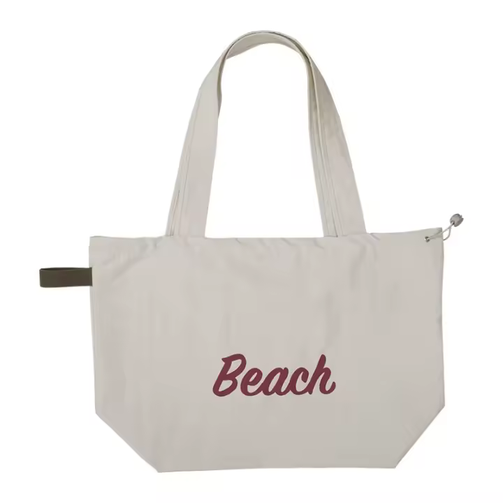 Bolso de hombro informal con estilo, bolso de lona para niñas, bolso grande para ir de compras y bolso de playa, asas cómodas, bolso de hombro ins para mujer de gran capacidad, bolso de mano, bolso perezoso de ocio literario de estilo coreano - 1