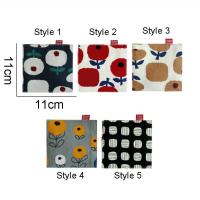Almohadilla de mesa de tela de doble capa, posavasos con aislamiento térmico, Mantel Individual de 11CM, tapete cuadrado de algodón para tazas, cocina - details 0