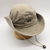 Sombrero de Pescador de Conejo Bordado de Algodón Sombrero de Sol Plegable para Verano para Hombres y Mujeres Gorra Deportiva y al Aire Libre - details 9