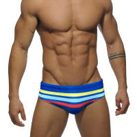 Jessborn pantalones de natación para hombre, bañador sexy a rayas, traje de baño profesional para entrenamiento en la playa, primavera caliente - details 7