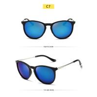 Gafas de sol redondas con montura de Metal para hombre y mujer, lentes de sol con película reflectante, Estilo Vintage, Popular - details 12