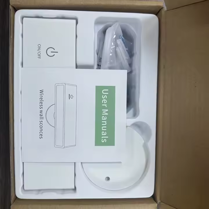 Lámpara de pared Led Yilaie, Control táctil, giratoria, recarga USB, luz nocturna portátil inalámbrica para mesita de noche, lámpara de lectura regulable, 1 paquete - 1