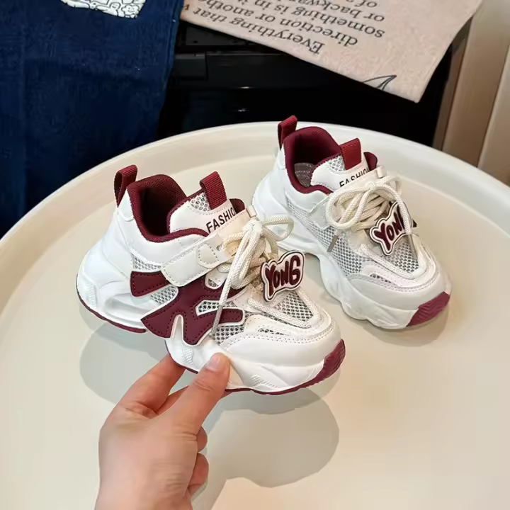 Zapatos deportivos para niños y niñas, zapatillas de malla informales, versátiles, transpirables, a la moda, para correr, verano, 2024 - 1