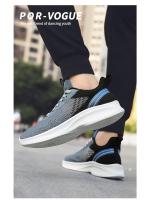 Zapatillas deportivas transpirables para hombre, calzado deportivo ligero para exteriores, zapatos de entrenamiento con absorción de golpes, a la moda - details 17