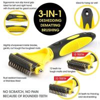 Cepillo de Aseo de Acero Inoxidable para Mascotas Recogedor de Pelo para Perros y Gatos - details 3