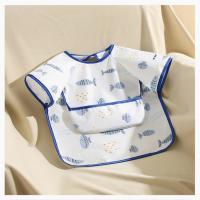 Delantal impermeable de manga corta para bebé, niño y niña, babero de alimentación suave, ropa para eructar - details 14