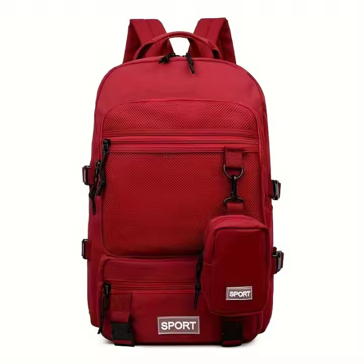 Mochila de Viaje Duradera y Multifuncional para Mujeres Resistente al Agua, Correa Ajustable, Color Sólido, Linedo de Poliéster Bolsa de Escuela y Senderismo con Monedero Incluido - 1