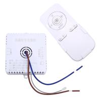Luz de ventilador de techo para dormitorio, Control remoto, 100W, controlador de recepción, accesorios de luz de ventilador, 30-50W X 2 - details 0