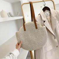 Bolso de Playa de Paja Hecho a Mano Estilo Bohemio Vintage Gran Capacidad Informal para Vacaciones - details 9