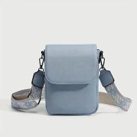 Bolso bandolera ajustable para mujer, gran capacidad, color azul sólido, con cierre magnético y bolsillo frontal para el día a día, salidas informales, entornos profesionales, accesorio de moda versátil, forro de poliéster duradero, trabajo y ocio, acceso - details 0