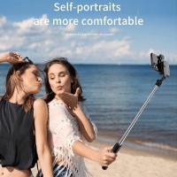 TRÍPODE PARA SELFIE Stick, Trípode Portátil de Acero Inoxidable 3 en 1 Ampliable para Teléfono Móvil con Control Remoto Inalámbrico Desmontable y Soporte para Selfie Stick, Ligero y Compatible con Teléfonos Móviles - details 0