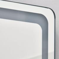 Espejo de Pared con Luz LED Brillo Ajustable, 3 Colores, Control Remoto, Aluminio para Plata y Negro, 40x37x157,5 cm - details 8